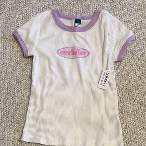 Old Navy Kids' Tee with Purple Accents
